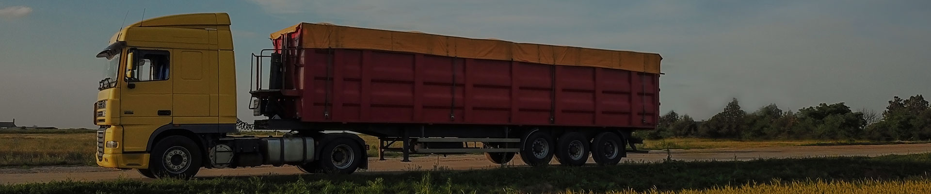 truck transportating goods